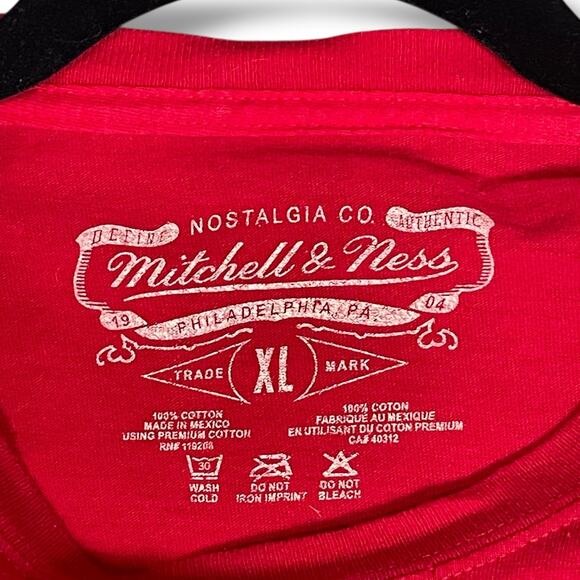 Mitchell & Ness Boston Red Sox Mens XL T-Shirt Cooperstown MLB Genuine Baseball - Picture 3 of 12